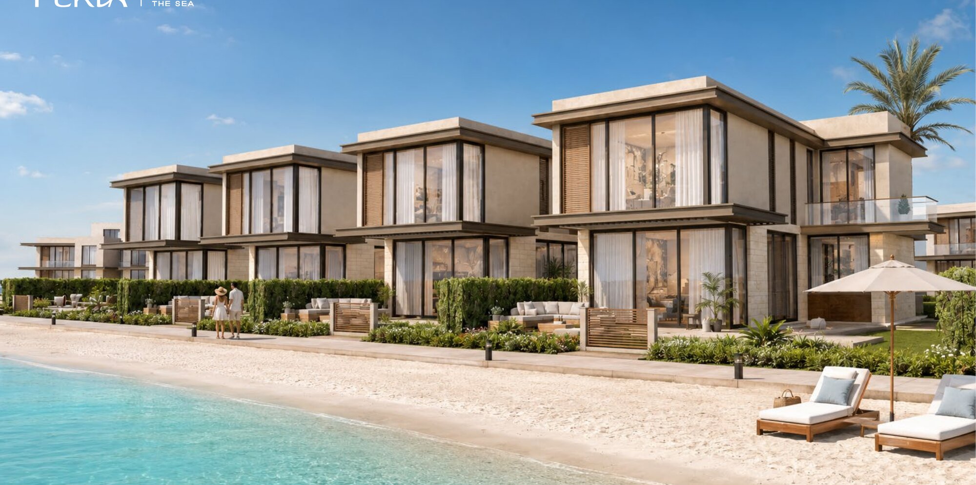 Lagoon house on the water's edge