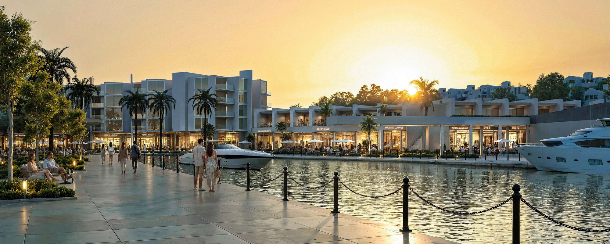 Beachfront pool and loungers
